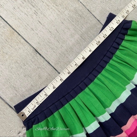 Ted Baker NWT multi stripe pleated knit midi skirt *shop@iamwarrior - Picture 7 of 12